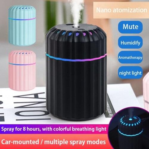 Mini Air Humidifier For Home Office Car USB Aroma Diffuser With LED Mist Maker Refresher Humidification Ultrasonic Humidifier