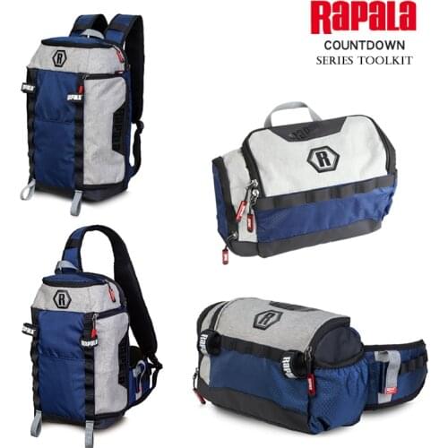 Rapala Fishing Tackle Bag multi function fishing gear kit bag purse pocket one shoulder bag outdoor backpack lure waist bags