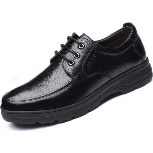 Luxury Men Loafers High-quality Classic Shoes Black Men Casual Shoes Dress Office Business Wedding Genuine Leather Shoes