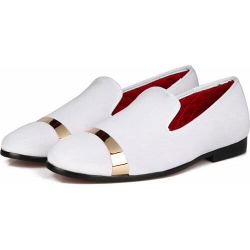 HOT GOOD comfortable fashion US 5-12 Mens WHITE flannelette wedding career work party dance shoes