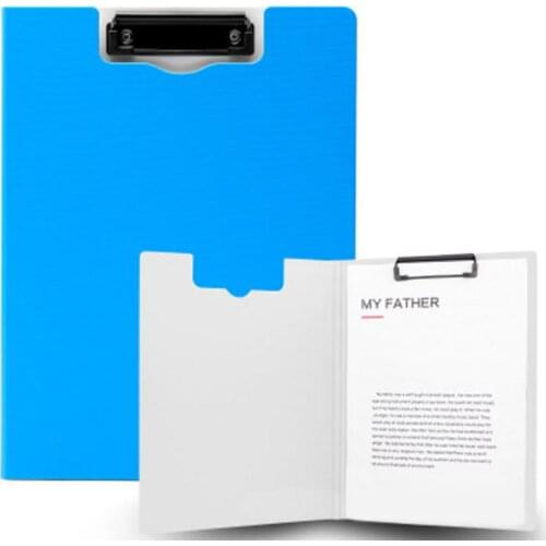 File Folder Document Clipboard Foam Board Clip A4 Size Writing Board Folding Folder Business Conference Office School Test Field