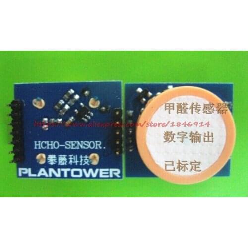 The serial output of the formaldehyde sensor is calibrated with the calibration module Sensor TTL HCHO level