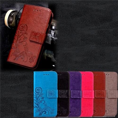 Funda Clover Book Case For Samsung Galaxy S6 S7 Edge PU Leather Cover Luxry Flip Capa Telephone Mobile Phone Accessories Cases