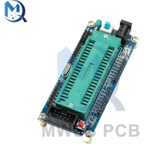 AVR ATMEGA16 ATmega32 ISP I/O Pin Leads Minimum System Board Development Board + USB USBasp Programmer ATTiny 51 Board Module