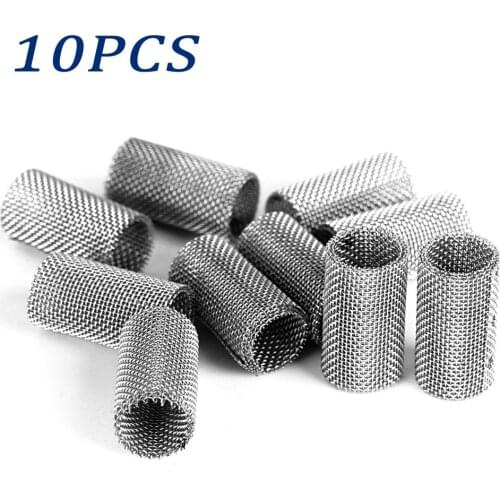 10pcs Mini Car Glow Plug Burner Strainer Screen For Diesel Air Parking Heater Felts Mesh Stainless Steel For Car Heater Parts