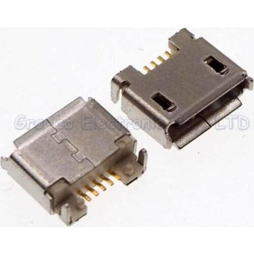 10pcs Square Port Micro USB Jack Connector USB Charging socket For Huawei Nubian OPPO usb port tail plug