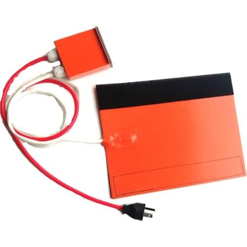 230*280*1.5mm 230V 400W Silicone Heater for warm the spools 1500mm lead wire