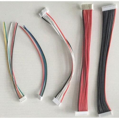 3pin-10pin LiPo Battery charging Extended line/Wire/Connector 22AWG 100mm JST-XH Balancer silicone cable