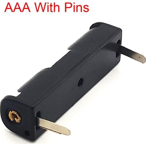 5 Pcs AAA Battery Holder With Pin SMD Battery Case Battery Compartment Single AAA Battery Box 1.5V