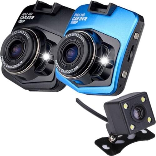 Car Camera GT300 Dual Lens Full HD 1080P Video A1s Car DVRs Registrator Night Vision 170 Degree Wide Angle Black Box Dashcam