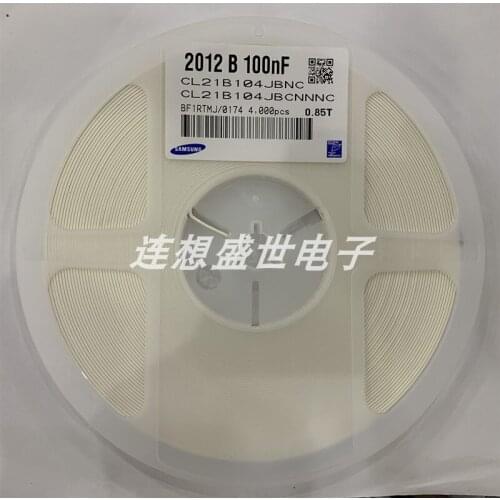 CL21B104KAFNNNE CL21B104KACNNWC CL21B104KACNNNC CL21B104JOCNNWC CL21B104JBCNNNC 0805 100nF 16V 25V 50V X7R ±5% ±10% Chip capacit