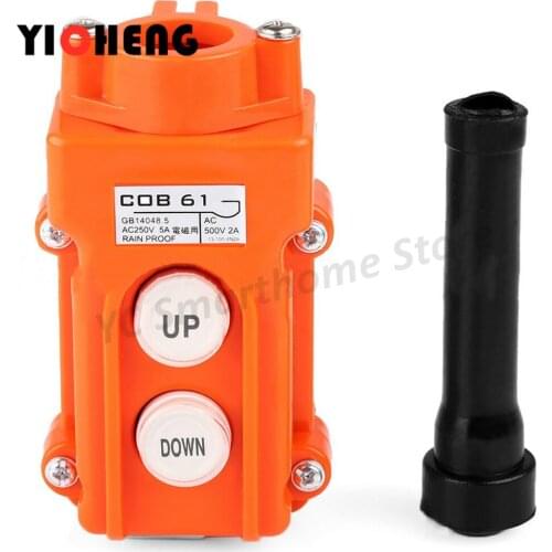 COB-61 Crane Control Operation Handle, Up and Down Crane Button Switch, Lifting Electric Hoist