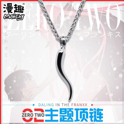 DARLING in the FRANXX ZERO TWO CODE:002 Evil Horn Pendant Necklace Cosplay Gift