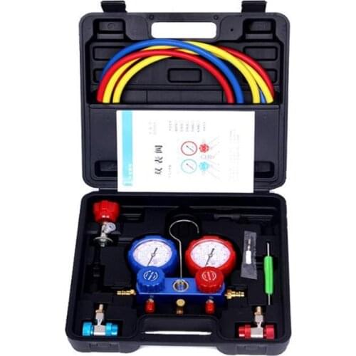 Hot Sale r134a Car Air Conditioning Fluoride Meter High Quality Refrigerant Pressure Gauge Air Conditioning Repair Tool Meter