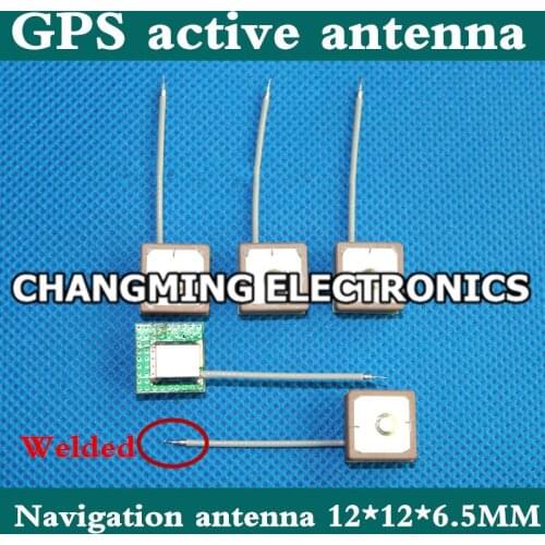 GPS active antenna/12*12*6.5MM/welded/E Aerospace Line Road/Navigation Antenna(working 100% Free Shipping)2PCS