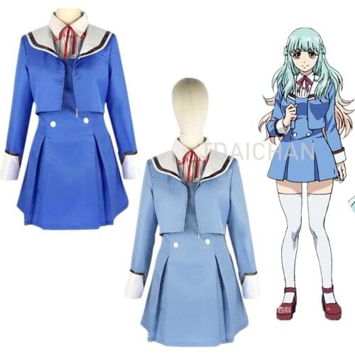 Anime High-Rise Invasion Shinzaki Kuon Cosplay Costume JK Uniform Girls Women Halloween School Uniform Carnival Party Suit