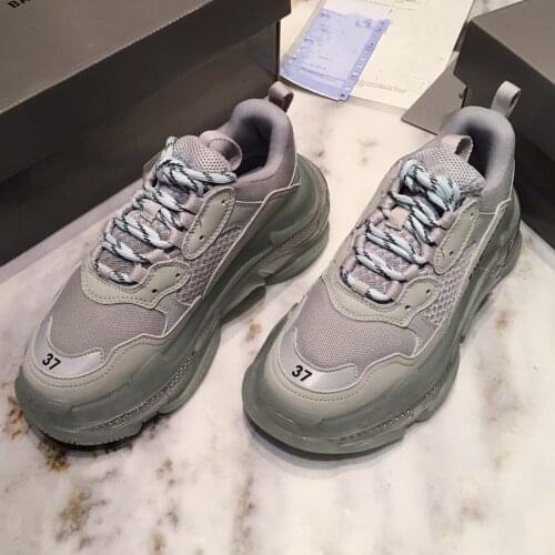 Running Shoes Women Sneakers Thick Bottom Casual Shoes Platform Clear Sole Fashion Patchwork Luxury Brand New Design Woman Shoe