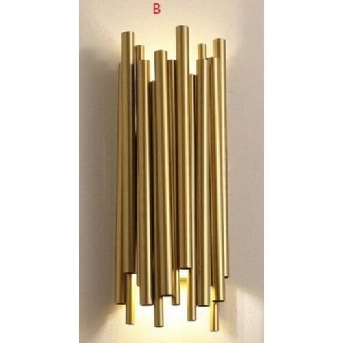 Minimalism Modern Nordic Gold Wall Lamps