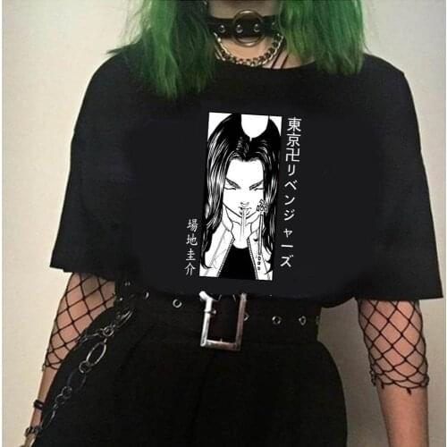 Men Tokyo Revengers Keisuke Baji T Shirt Funny Anime Hip Hop Tee Shirt Clothes