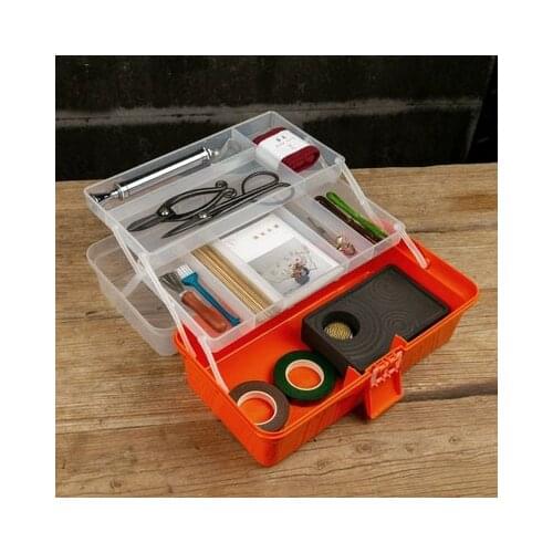 Florist tools set Japanese style ikebana flower arrangement tool box tape wire kenzan storage flower arranger