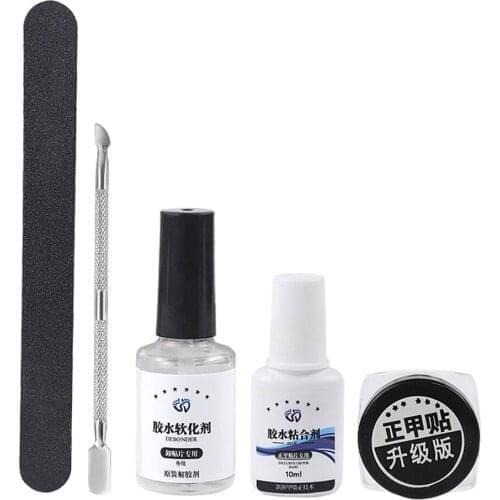 Reliable Ingrown Toenail Set with Nail Care Glue Long-Lasting Manicure Pedicure Care Tools for Nail Correction Home Use Salon