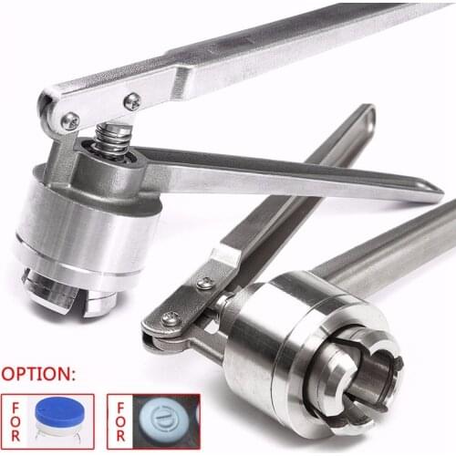 Stainless Steel Manual Vial Crimper Hand Sealing Machine for Crimping 20Mm Flip Off Caps for Aluminum Promotion