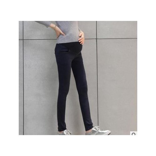 2017 new Was thin new fall and winter maternity jeans trousers stretch Slim fashion prop belly pregnant women pencil pants