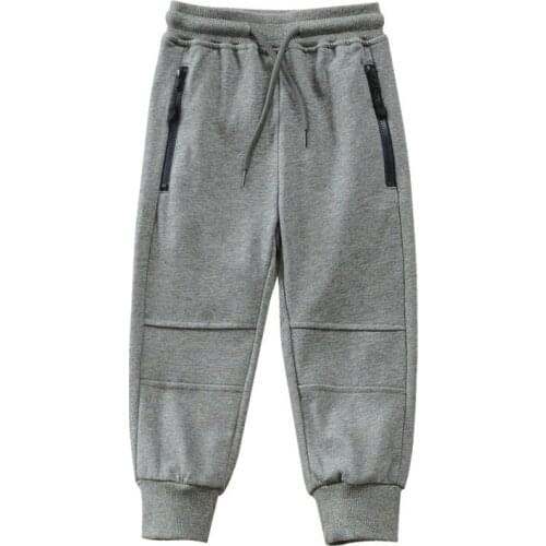 2019 Autumn Boy Pants Fashion Casual Cotton Sport Pants Big Kids Leisure Full Trousers 4-13Y BC652