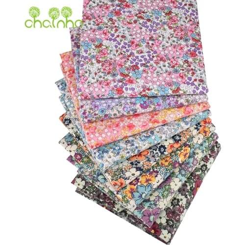Printed Plain Cotton Fabric,Small Floral Series,DIY Sewing Quilting Poplin Material For Baby&Childrens Dress Shirt Skirts Cloth
