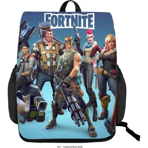 Fortress Backpack Students Boys Girls Bags Fashion Fortnite Schoolbag Teenage Teenagers Backpack for Kids Teen