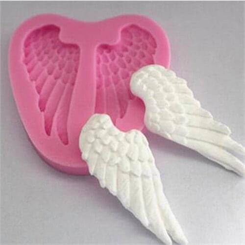 Silicone Angel wings Mold Fondant Mould Sugar craft Cake Baking Decor Tool Kitchen