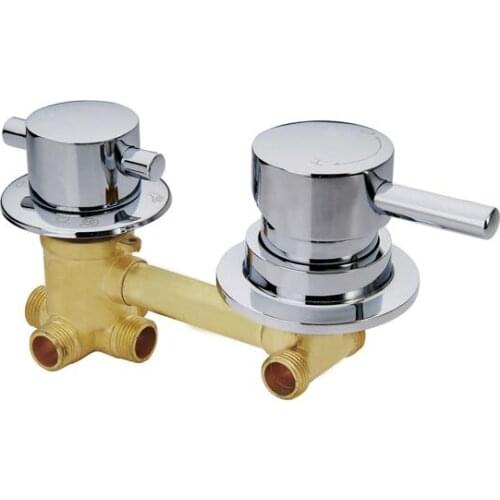Vidric Shower room mixer faucet ,4 way shower room mixing valve cold and hot water switch valve shower room faucet accessories