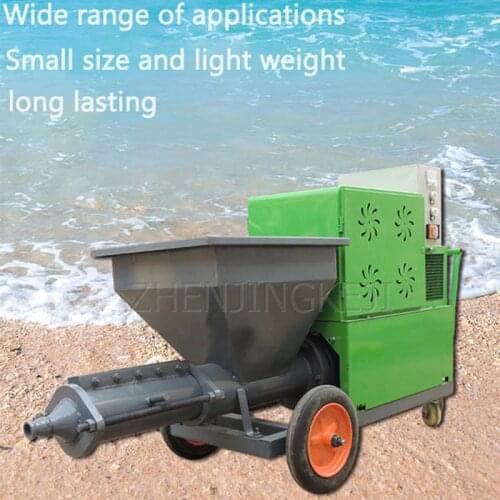 Construction Site Cement Mortar Spraying Machine Small Multi-function Putty Plastering Machine Electric Real Stone Paint Plaster