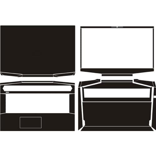 Carbon fiber Vinyl Laptop Sticker Skin Decals Cover Protector for HP pavilion 17-cd1057ur 17-CD0005TX 17.3"