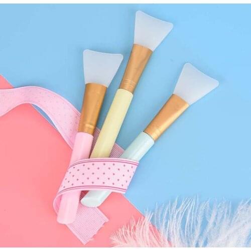 1 Pcs Soft Silicone Makeup Brush Facial Mask Stirring Brush Women Skin Face Care For Girl Cosmetic Tools Dropshipping 3 Colors