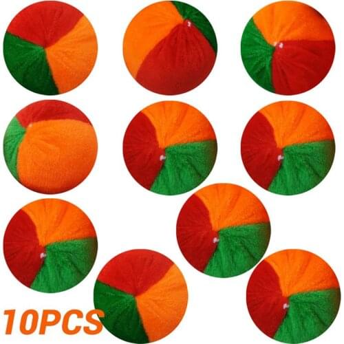 10pcs 6cm Professional Juggling Ball Acrobatics Toss Ball Educational Toy Children Fun Kids Outdoor Sports Juggling Ball Toy