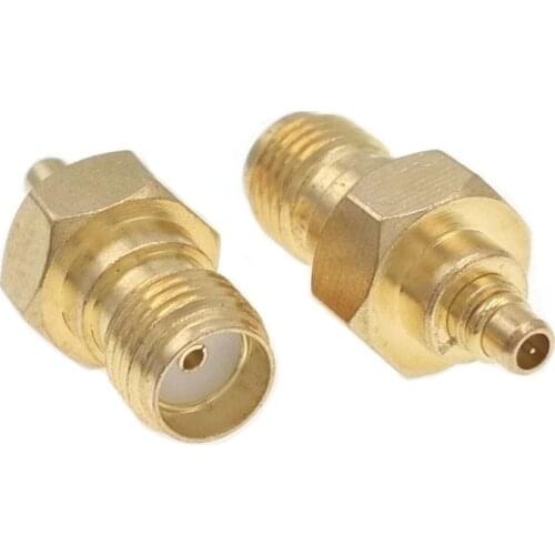 10pcs SMA Female To MMCX Male Straight RF Adapter Connector