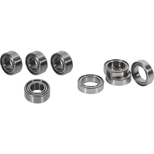 8 Pcs Ball Bearing For JLB Racing CHEETAH 1/10 Brushless RC Car Parts Accessories 10X15x4mm BE003 & 5X10X4MM BE002
