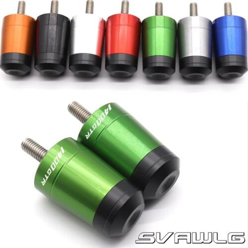Motorcycle Accessories CNC Handlebar Grips Bar Ends Cap Slide Laser Logo For Kawasaki GTR1400 CONCOURS GTR 1400 2007-2016