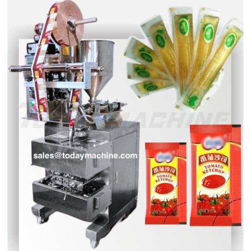 Automatic Honey Tomato Paste peanut butter Sachet Pouch Liquid Packing packaging Machine