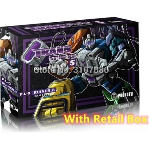 Transformation G1 PT05 PT-05 Bruticus 5 IN 1 Oversize Action Figure Robot Combination Deformation Toys - With Retail Box