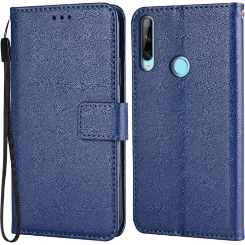 Leather Wallet Case for On Huawei Y6p MED-LX9, MED-LX9N 6.3'' Flip Case Y6p Capa Phone Bag for Huawei Y6p Cover