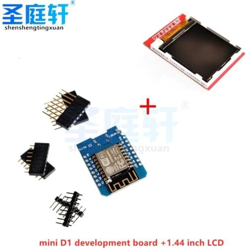 Mini ESP-12F ESP12 WeMos D1 Development Board Module, WiFi, Micro USB, 3.3V, Based on ESP-8266EX, Digital Pin for Arduino, ESP82