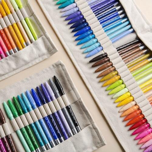 12/24/36 ColorsMulti Color Fine Liner Pens Soft Touch Micron Tip Writing Drawing Painting Lettering School Art Supplies H6261