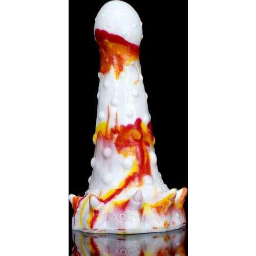 SHET 2021 new anal plug Ancient Mythical Beast-Chien bumpy stimulate large dildo with sution cup fetish sex toys adult products