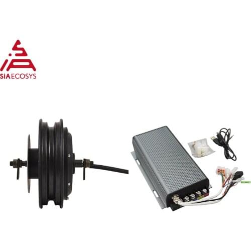 Siaecosys/QSMOTOR Powerful 3kW 12x3.5inch In-Wheel Hub Motor with MQ Sabvoton SVMC 72150 Controller