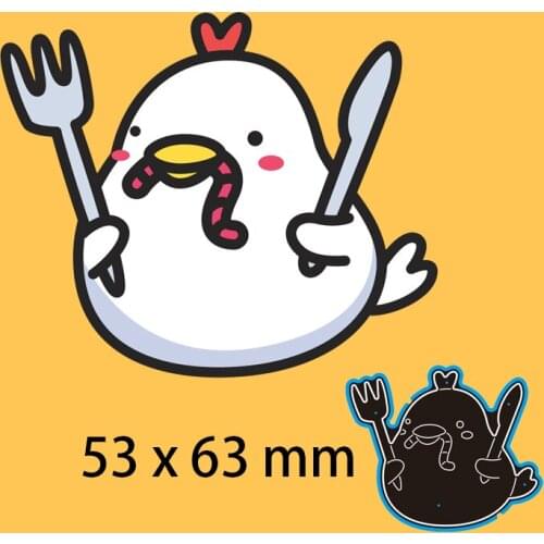 Cute Little Hens 2 Metal cutting Dies Craft Embossing Scrapbooking paper craft Greeting Card