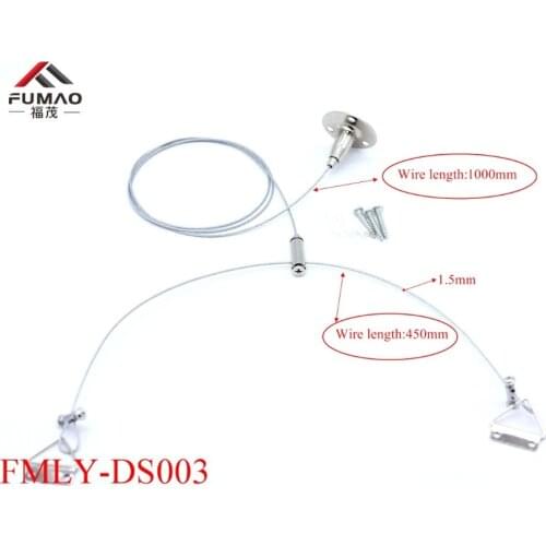 FUMAO 1m steel cable For lifting various panel lights 300*300,300*600,300*1200,600*600 all can be used without ceiling