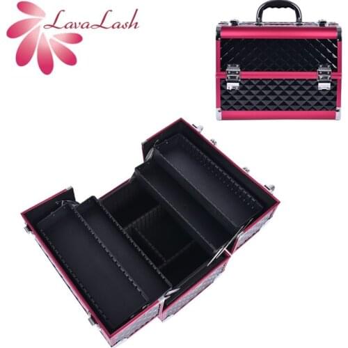 Make up bag hand-held large capacity multi-layer manicure hairdressing embroidery tool kit cosmetics storage case toiletry bag