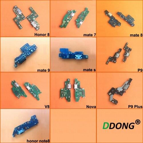 High Quality Charging Port USB Charger Flex Cable Board Socket For Huawei honor 8 mate 7 8 mate s P9 P8 Nova P9 plus note8 V8